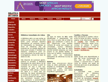 Tablet Screenshot of biblioteca-genealogica-lisboa.org